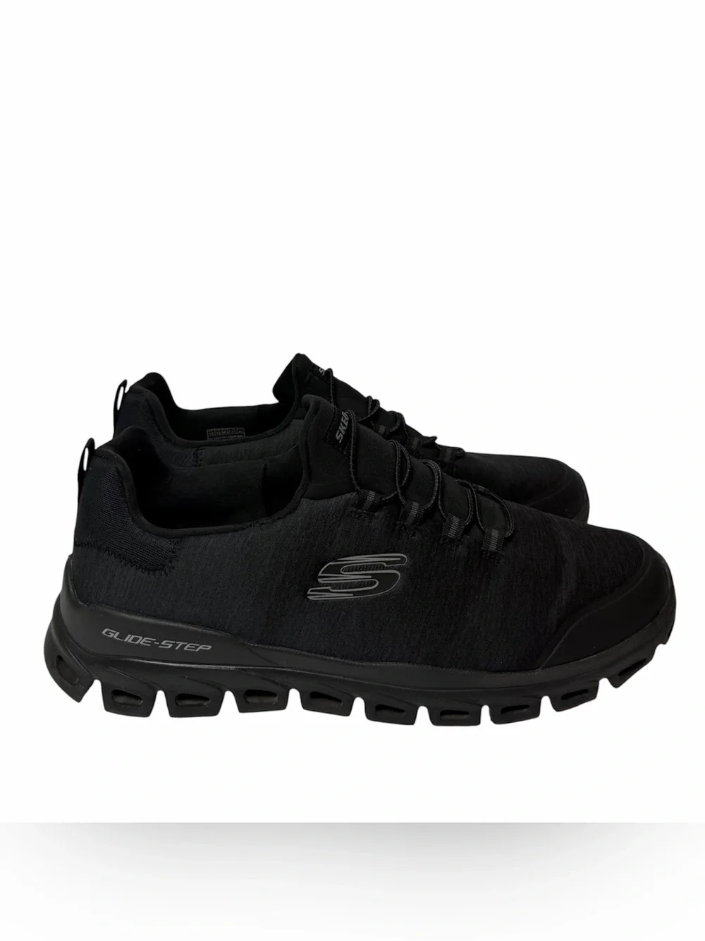 Skechers Glide-Step Wide Fit Black Sneakers Men's US 13